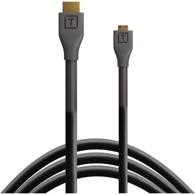 Tether Tools TetherPro HDMI Micro a HDMI 2.0 - 3m Fekete Tether Tools TetherPro HDMI Micro a HDMI 2.0 - 3m Fekete