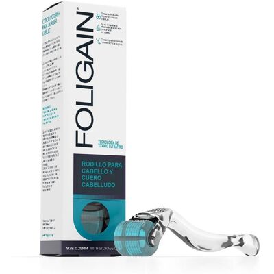 Rulou de microneedling Foligain - 540 ace în titan - Susține sănătatea părului și a scalpului Rulou de microneedling Foligain - 540 ace în titan - Susține sănătatea părului și a scalpului