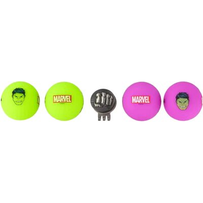 Volvik Marvel Hulk Pack de 4 Balles de Golf - Publicité Volvik Marvel Hulk Pack de 4 Balles de Golf - Publicité