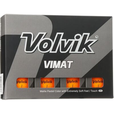 Balles de golf Volvik Vimat Orange - Unisex, Lot de 12 - Publicité Balles de golf Volvik Vimat Orange - Unisex, Lot de 12 - Publicité