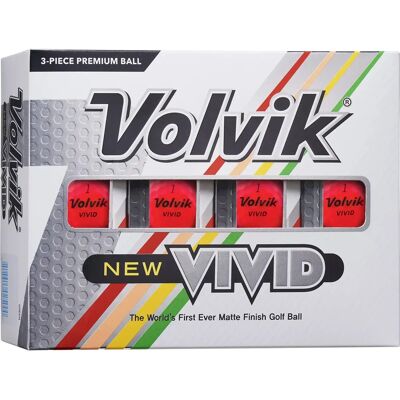 Volvik Vivid Pink Golf Balls - 12 Pack Volvik Vivid Pink Golf Balls - 12 Pack