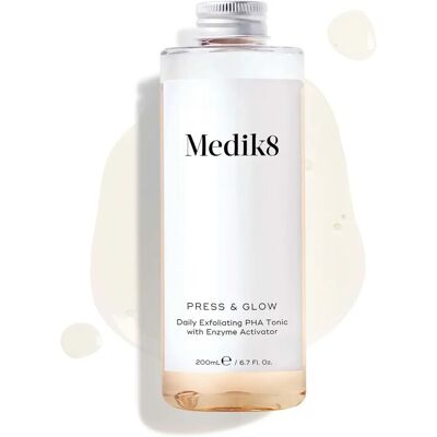 Medik8 Press & Glow Päivittäinen Kuorintainen PHA Toner Täyte Medik8 Press & Glow Päivittäinen Kuorintainen PHA Toner Täyte