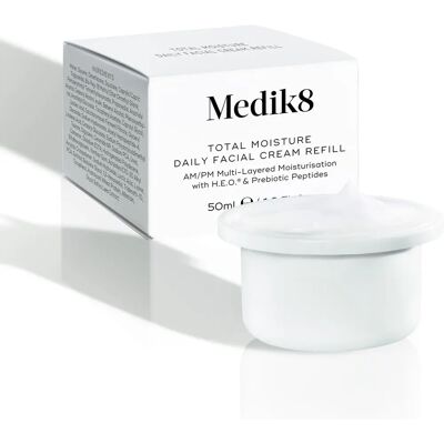 Medik8 Total Moisture Daily Facial Cream - Refill Pod - 50ml - Moisturizer Medik8 Total Moisture Daily Facial Cream - Refill Pod - 50ml - Moisturizer