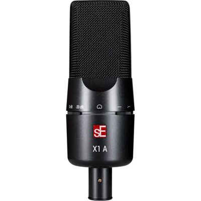 sE Electronics X1 A Black Studio Microphone - Studio Microphone sE Electronics X1 A Black Studio Microphone - Studio Microphone
