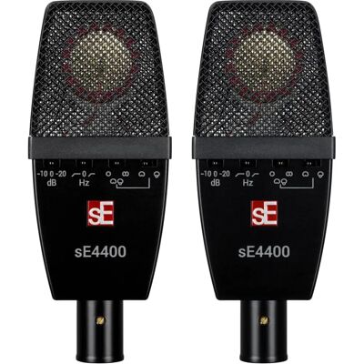 sE Electronics sE4400 Mikrofon - Stor Membran, Stereo Sett sE Electronics sE4400 Mikrofon - Stor Membran, Stereo Sett