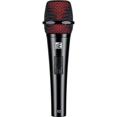 SE Electronics V2 Microphone dynamique - polyvalent avec interrupteur - Publicité SE Electronics V2 Microphone dynamique - polyvalent avec interrupteur - Publicité
