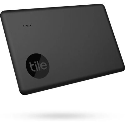 Tile Black Slim (2022) Bluetooth Item Finder - Wallet, Luggage, Phone Tile Black Slim (2022) Bluetooth Item Finder - Wallet, Luggage, Phone