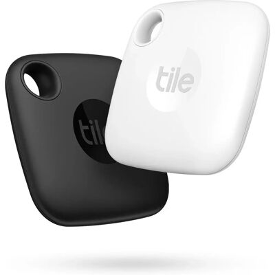 Tile Tile Mate 2022 - 2 Pack Bluetooth Tracker - Black & White Tile Tile Mate 2022 - 2 Pack Bluetooth Tracker - Black & White
