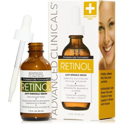 Advanced Clinicals Retinol Serum - Anti-Wrinkle - 52ml Advanced Clinicals Retinol Serum - Anti-Wrinkle - 52ml