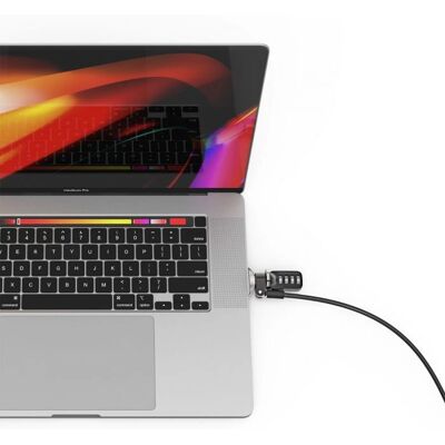Compulocks MacBook Pro 16" Sicherheitsschloss-Adapter - Silber - Sicherheitsschloss-Zubehör Compulocks MacBook Pro 16" Sicherheitsschloss-Adapter - Silber - Sicherheitsschloss-Zubehör