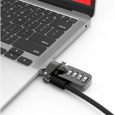 Compulocks MacBook Air M1 Schlossadapter - Grau Sicherheits Slot Compulocks MacBook Air M1 Schlossadapter - Grau Sicherheits Slot