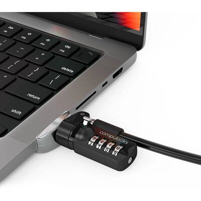 Compulocks MacBook Pro 14" Lock Adapter mit Kombination Schloss - Sicherheitsschloss Compulocks MacBook Pro 14" Lock Adapter mit Kombination Schloss - Sicherheitsschloss