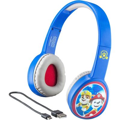 Casque Bluetooth pour enfants Paw Patrol avec contrôle du volume - Publicité Casque Bluetooth pour enfants Paw Patrol avec contrôle du volume - Publicité