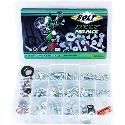 Bolt Kawasaki KX/KX-F 125-450 Kit - Reliable Replacement Parts Bolt Kawasaki KX/KX-F 125-450 Kit - Reliable Replacement Parts