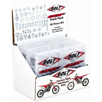 Bolt Honda CR/CR-F Pack de Pistas - Kit de Hardware para Motocicleta Bolt Honda CR/CR-F Pack de Pistas - Kit de Hardware para Motocicleta