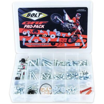 Bolt Pro Pack Honda CRF 2002-2020 - Kit de Pièces Moto - Publicité Bolt Pro Pack Honda CRF 2002-2020 - Kit de Pièces Moto - Publicité