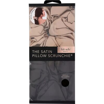 Kitsch Satin Sleep Pillow Scrunchies - Noir-Or - Accessoire cheveux - Publicité Kitsch Satin Sleep Pillow Scrunchies - Noir-Or - Accessoire cheveux - Publicité