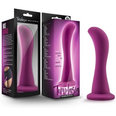 Siliconen dildo Temptasia Bellatrix - Paars - G-Spot & Prostaat Siliconen dildo Temptasia Bellatrix - Paars - G-Spot & Prostaat