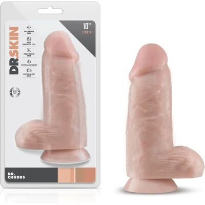 Dr. Skin Chubbs Vanilja Dildo - Realistinen PVC-lelu Dr. Skin Chubbs Vanilja Dildo - Realistinen PVC-lelu