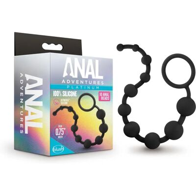 Rosario Anal Adventures - Perle Anali - Struttura in Silicone Flessibile Rosario Anal Adventures - Perle Anali - Struttura in Silicone Flessibile
