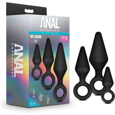 Setti 3 silikonianaalitäytteitä - Blush Novelties Setti 3 silikonianaalitäytteitä - Blush Novelties