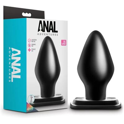 Blush Novelties Anal Adventures XXL Plug - Noir - Plug anal Blush Novelties Anal Adventures XXL Plug - Noir - Plug anal