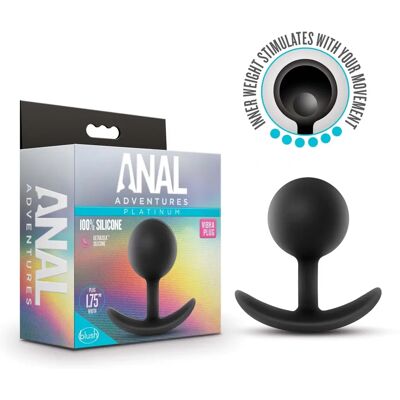 Plug Anal Vibrant de Blush Novelties - Noir - Publicité Plug Anal Vibrant de Blush Novelties - Noir - Publicité