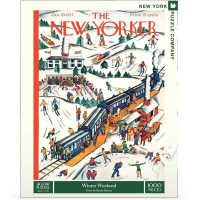 New York Puzzle Company - Week-end d'Hiver à New York - Puzzle de 1000 pièces - Publicité New York Puzzle Company - Week-end d'Hiver à New York - Puzzle de 1000 pièces - Publicité