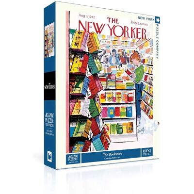 New York Puzzle Company - New Yorker The Bookstore - Puzzle - Publicité New York Puzzle Company - New Yorker The Bookstore - Puzzle - Publicité