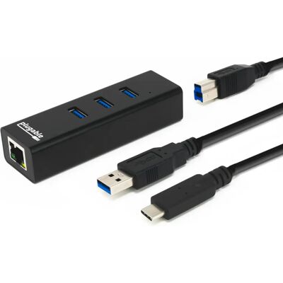 Plugable Technologies USB 3.0 Hub USB - Noir - Publicité Plugable Technologies USB 3.0 Hub USB - Noir - Publicité