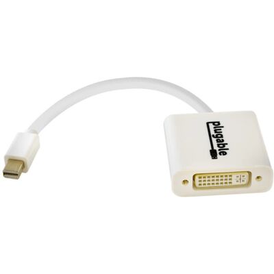 Plugable Technologies MDPM-DVIF - Adaptateur Mini DisplayPort à DVI-D - Blanc - Adaptateur vidéo - Publicité Plugable Technologies MDPM-DVIF - Adaptateur Mini DisplayPort à DVI-D - Blanc - Adaptateur vidéo - Publicité