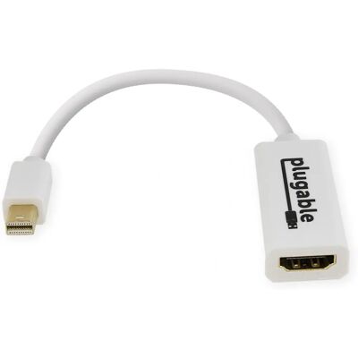 Plugable Technologies MDPM-HDMIF - Mini DisplayPort zu HDMI Adapter - Weiß - Videokabel-Adapter Plugable Technologies MDPM-HDMIF - Mini DisplayPort zu HDMI Adapter - Weiß - Videokabel-Adapter