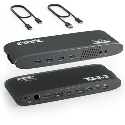 Plugable Technologies UD-6950H-EUA Dual 4K Docking Station Plugable Technologies UD-6950H-EUA Dual 4K Docking Station