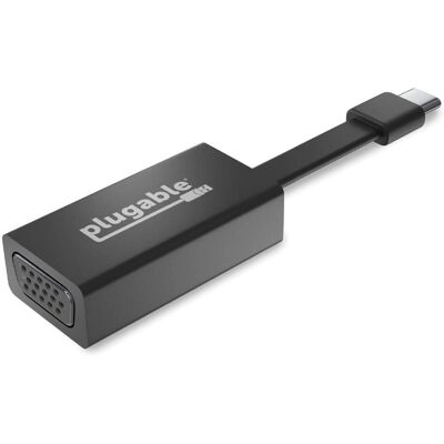 Plugable USB C zu VGA Adapter - Schwarz Plugable USB C zu VGA Adapter - Schwarz