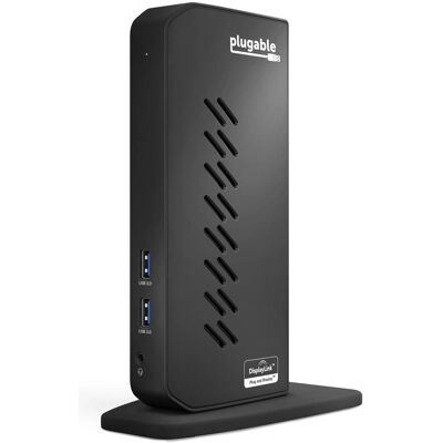 Plugable - UD-3900Z - Noir - Dual Monitor - Docking station - Publicité Plugable - UD-3900Z - Noir - Dual Monitor - Docking station - Publicité
