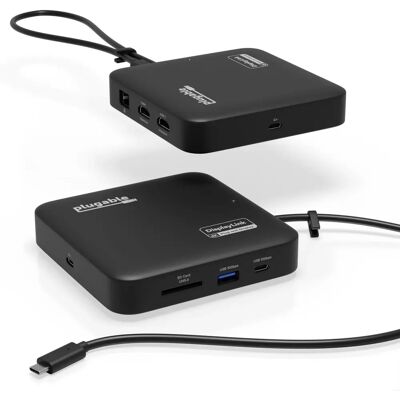 Plugable Technologies USBC-6950PDZ Laptop Dock - USB-C Ethernet Power Plugable Technologies USBC-6950PDZ Laptop Dock - USB-C Ethernet Power