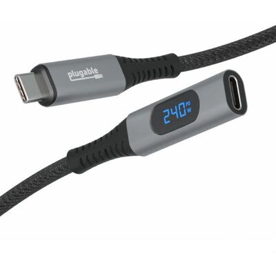 Plugable USBC-METER3-1MF USB 3.2 Gen 2 1m Schwarzes Kabel Plugable USBC-METER3-1MF USB 3.2 Gen 2 1m Schwarzes Kabel
