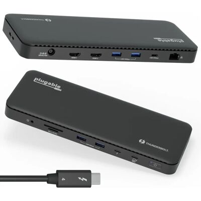 Plugable Technologies TBT4-UD5-UK Compact Dock - Ethernet 4K HDMI USB-C Plugable Technologies TBT4-UD5-UK Compact Dock - Ethernet 4K HDMI USB-C