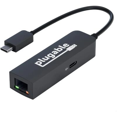 Adaptateur Ethernet à Haute Vitesse Plugable USBC-E2500PD - Dispositif Réseau - Publicité Adaptateur Ethernet à Haute Vitesse Plugable USBC-E2500PD - Dispositif Réseau - Publicité
