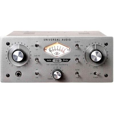 Universal Audio 710 Twin-Finity Préamplificateur Microphone - Préamplificateur micro - Publicité Universal Audio 710 Twin-Finity Préamplificateur Microphone - Préamplificateur micro - Publicité