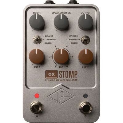 Universal Audio UAFX Ox Stomp Dynamic Speaker Emulator Pedal - Guitar Effect Universal Audio UAFX Ox Stomp Dynamic Speaker Emulator Pedal - Guitar Effect