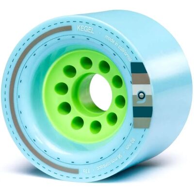 Rodas de Skate Orangatang Kegel 80mm - Azul, Dureta 77A, 56mm Rodas de Skate Orangatang Kegel 80mm - Azul, Dureta 77A, 56mm