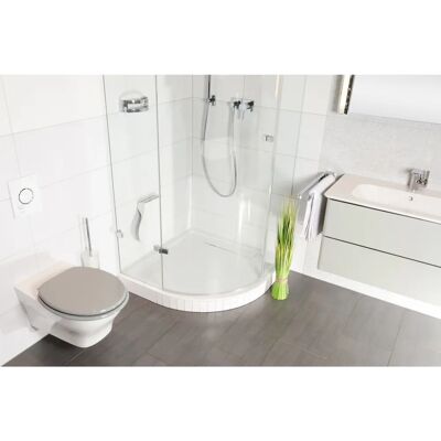 Sanilo Basic WC-Sitz - Verstellbar, Grau, 37,7x47cm - Toilettedeckel Sanilo Basic WC-Sitz - Verstellbar, Grau, 37,7x47cm - Toilettedeckel