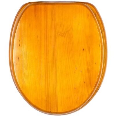 Siège de WC en Bois Sanilo - Universel, Hinges Réglables, Élégant - Siège WC - Publicité Siège de WC en Bois Sanilo - Universel, Hinges Réglables, Élégant - Siège WC - Publicité