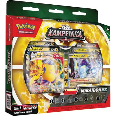 Deck Pokémon Company International Miraidon-ex & Regieleki-VMAX - Édition Allemande - Publicité Deck Pokémon Company International Miraidon-ex & Regieleki-VMAX - Édition Allemande - Publicité
