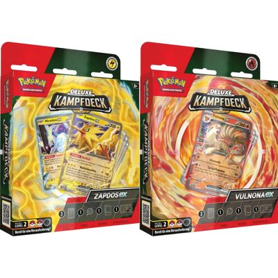 Deck de Combat Deluxe Pokémon 2024 - Jeu de Cartes - Publicité Deck de Combat Deluxe Pokémon 2024 - Jeu de Cartes - Publicité
