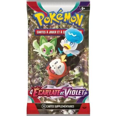 Pokémon EV01 Paquet Écarlate et Violet - Jeu de Cartes à Collectionner - Publicité Pokémon EV01 Paquet Écarlate et Violet - Jeu de Cartes à Collectionner - Publicité
