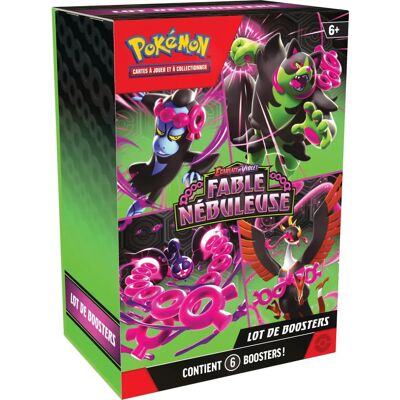 Lot de 6 Boosters Fable Nebula - Extension du Jeu de Cartes Pokémon Lot de 6 Boosters Fable Nebula - Extension du Jeu de Cartes Pokémon