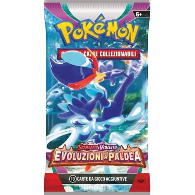 Paquet de Cartes Pokémon Scarlet & Violet - 10 Cartes - Publicité Paquet de Cartes Pokémon Scarlet & Violet - 10 Cartes - Publicité