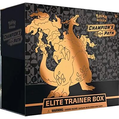 Boîte d'élite du Passe Champion Pokémon - Stock UK - Publicité Boîte d'élite du Passe Champion Pokémon - Stock UK - Publicité